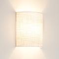 Brilagi - Vägglampa SEMI 1xE27/15W/230V ljusgrå