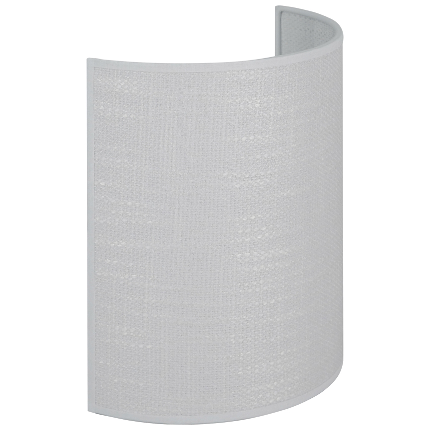 Brilagi - Vägglampa SEMI 1xE27/15W/230V ljusgrå