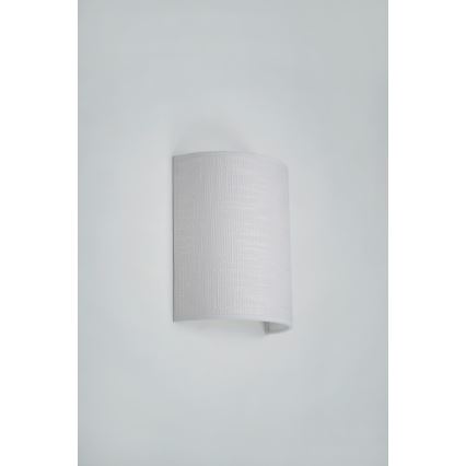 Brilagi - Vägglampa SEMI 1xE27/15W/230V ljusgrå
