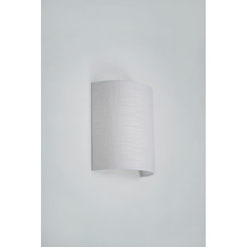 Brilagi - Vägglampa SEMI 1xE27/15W/230V ljusgrå