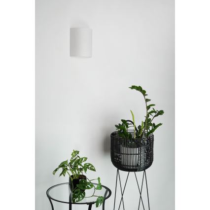 Brilagi - Vägglampa SEMI 1xE27/15W/230V ljusgrå