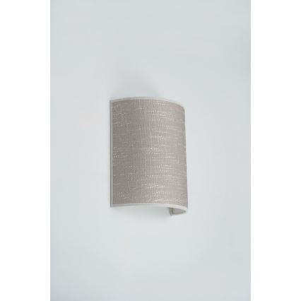 Brilagi - Vägglampa SEMI 1xE27/15W/230V mörk