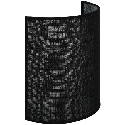 Brilagi - Vägglampa SEMI 1xE27/15W/230V svart