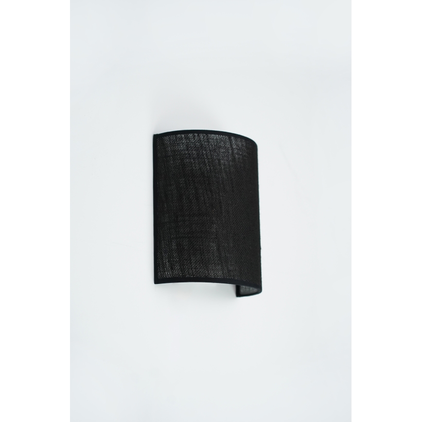 Brilagi - Vägglampa SEMI 1xE27/15W/230V svart