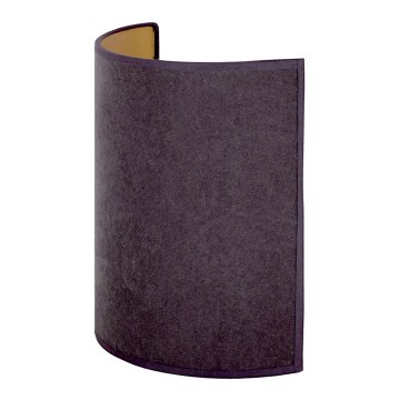 Brilagi - Vägglampa VELVET 1xE27/40W/230V grå