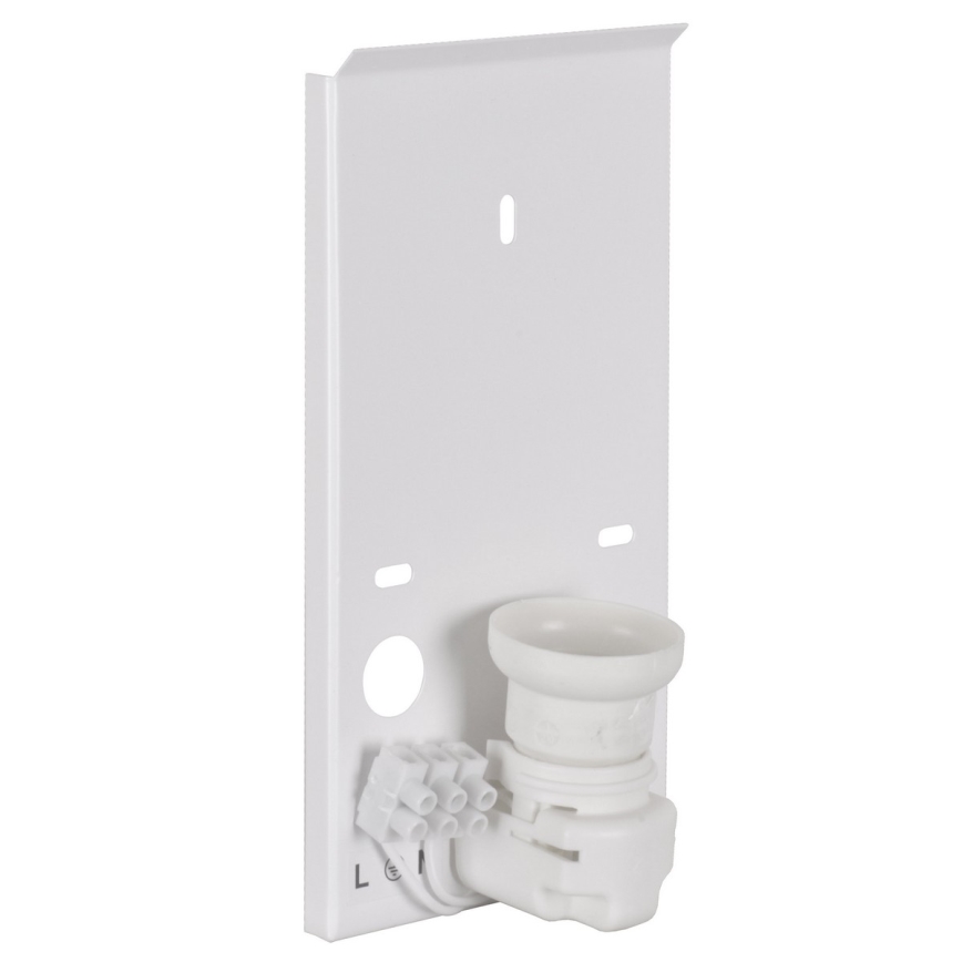 Brilagi - Vägglampa VELVET 1xE27/40W/230V grå