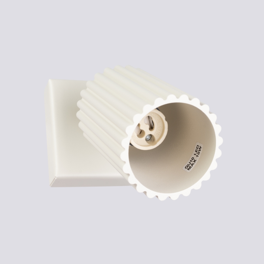 Brilagi - Väggspotlight CRESTO 1xGU10/10W/230V grädde