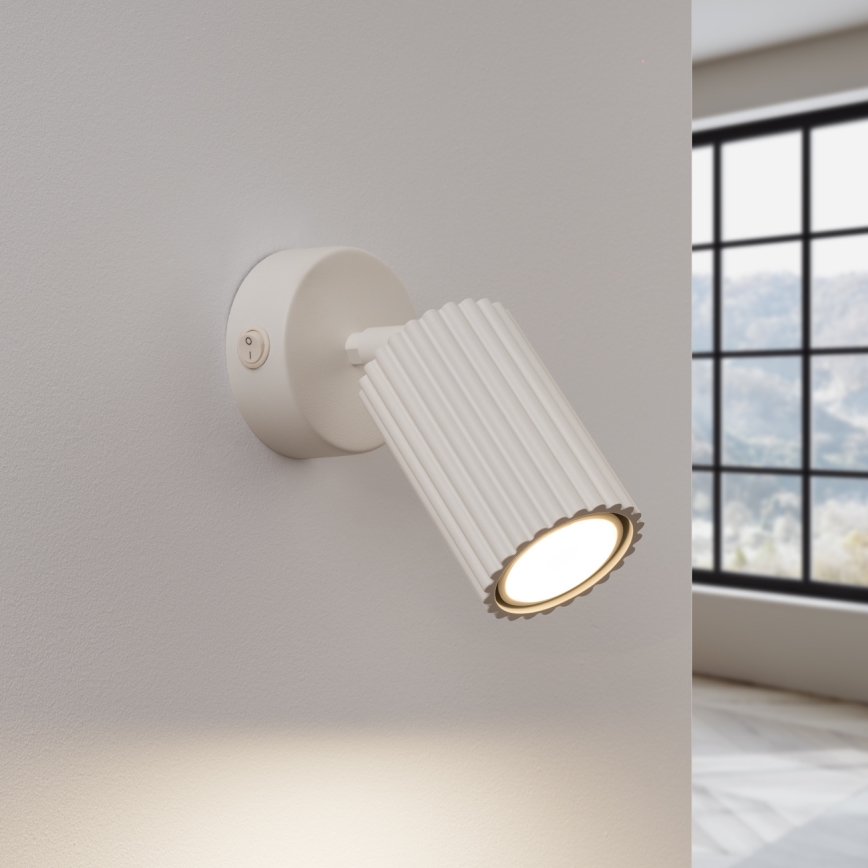 Brilagi - Väggspotlight CRESTO 1xGU10/10W/230V grädde