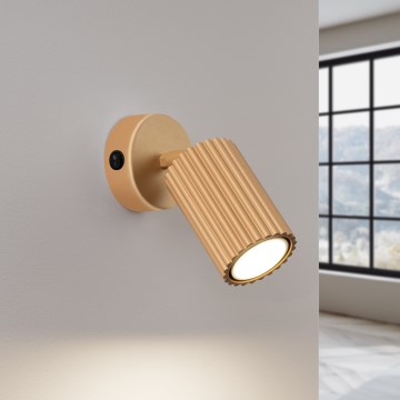 Brilagi - Väggspotlight CRESTO 1xGU10/10W/230V guld