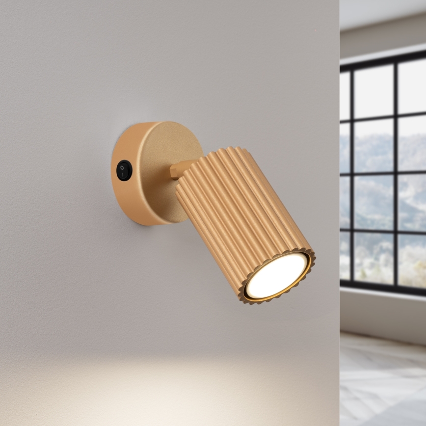 Brilagi - Väggspotlight CRESTO 1xGU10/10W/230V guld