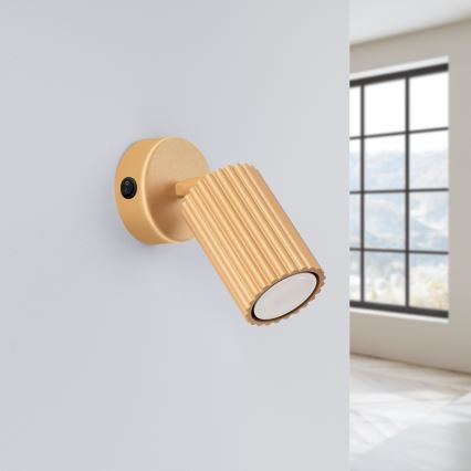 Brilagi - Väggspotlight CRESTO 1xGU10/10W/230V guld