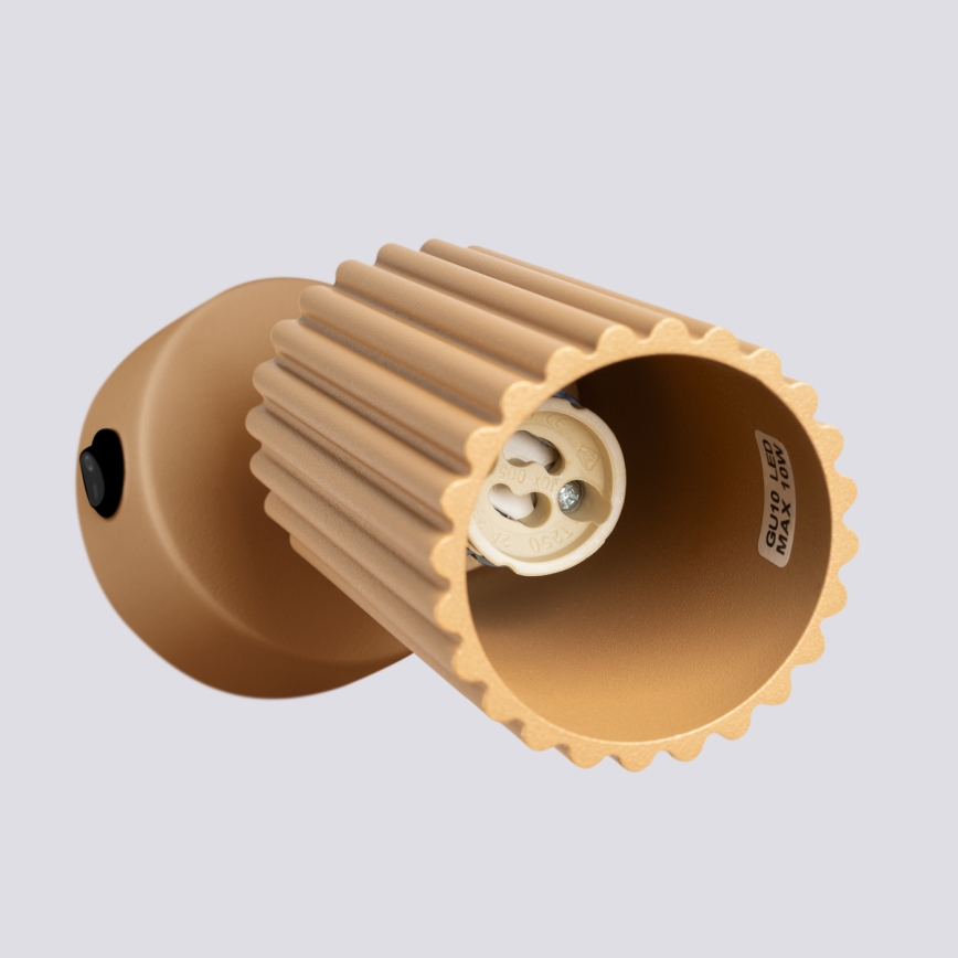 Brilagi - Väggspotlight CRESTO 1xGU10/10W/230V guld