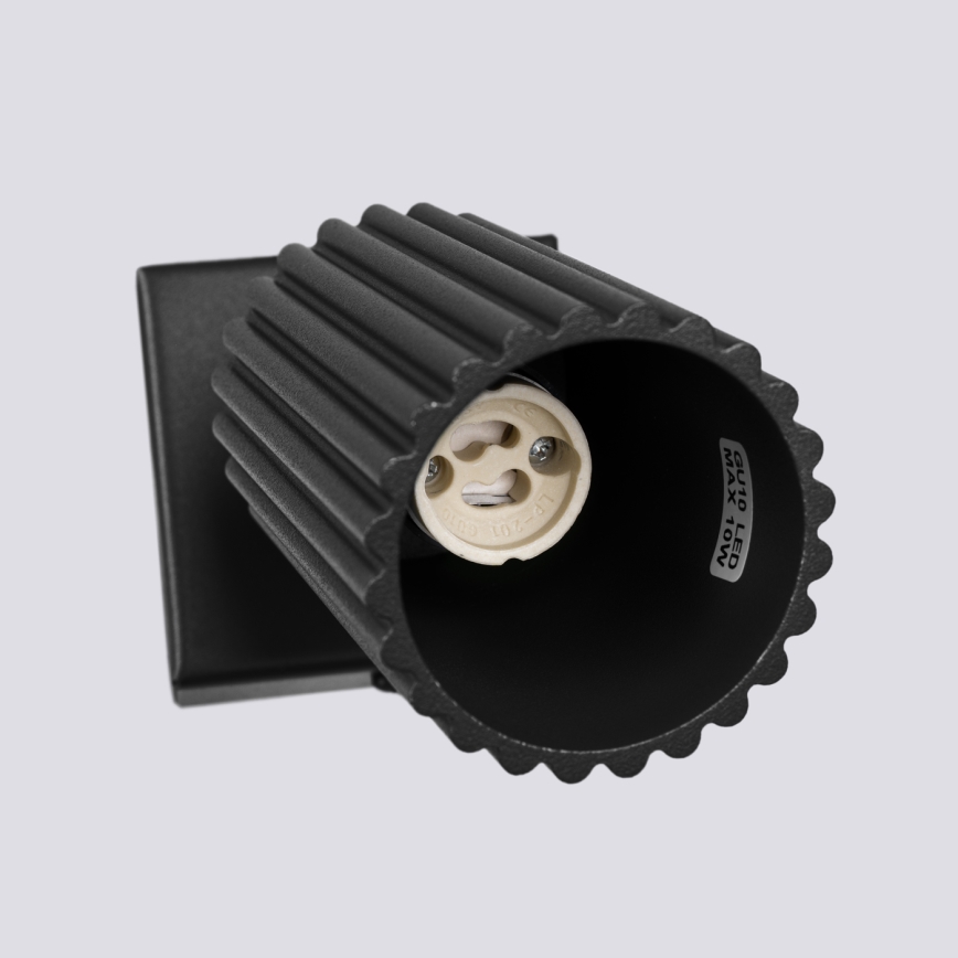 Brilagi - Väggspotlight CRESTO 1xGU10/10W/230V svart