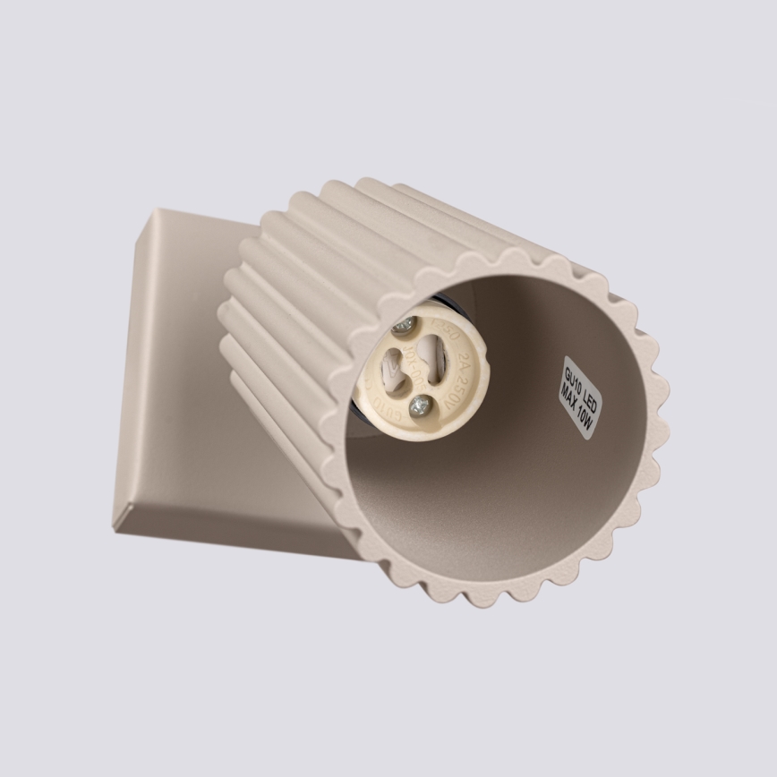 Brilagi - Väggspotlight CRESTO 1xGU10/10W/230V taupe