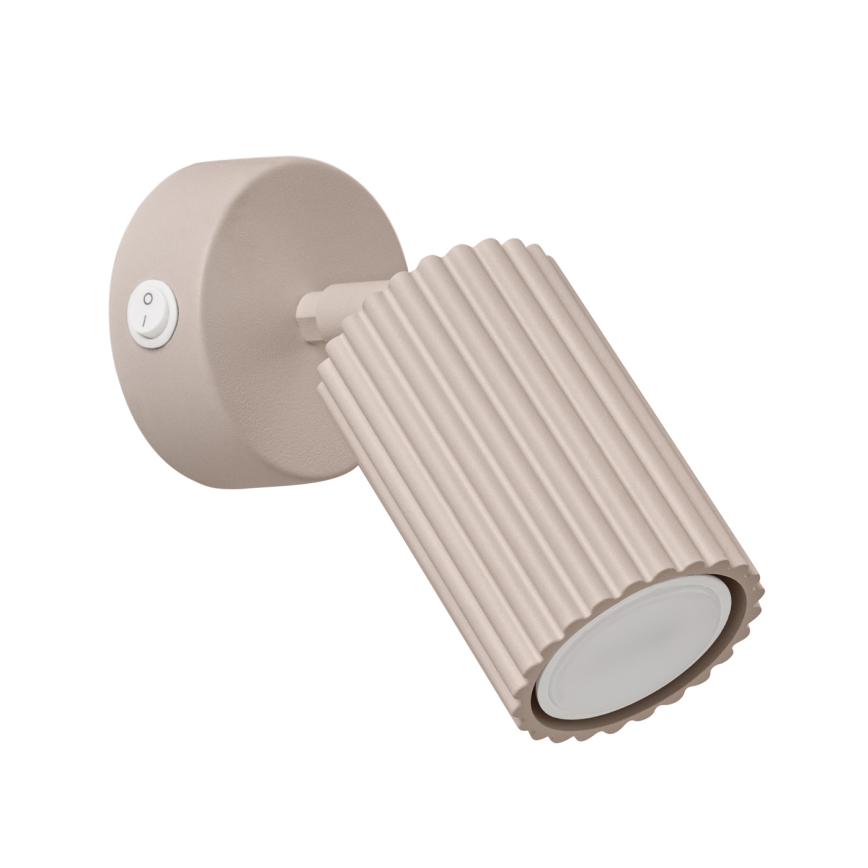 Brilagi - Väggspotlight CRESTO 1xGU10/10W/230V taupe
