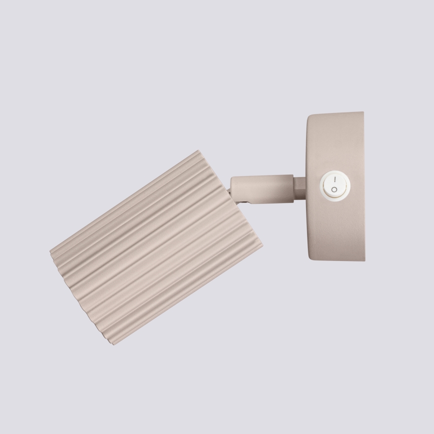 Brilagi - Väggspotlight CRESTO 1xGU10/10W/230V taupe