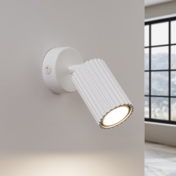 Brilagi - Väggspotlight CRESTO 1xGU10/10W/230V vit