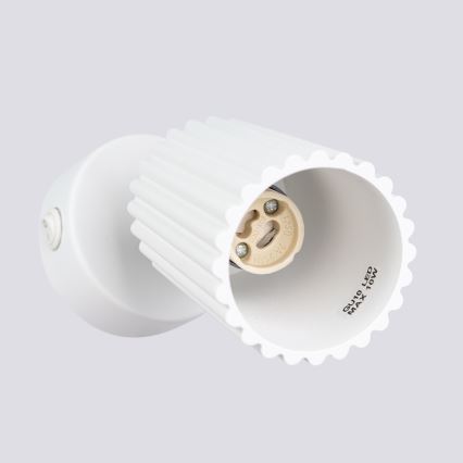 Brilagi - Väggspotlight CRESTO 1xGU10/10W/230V vit