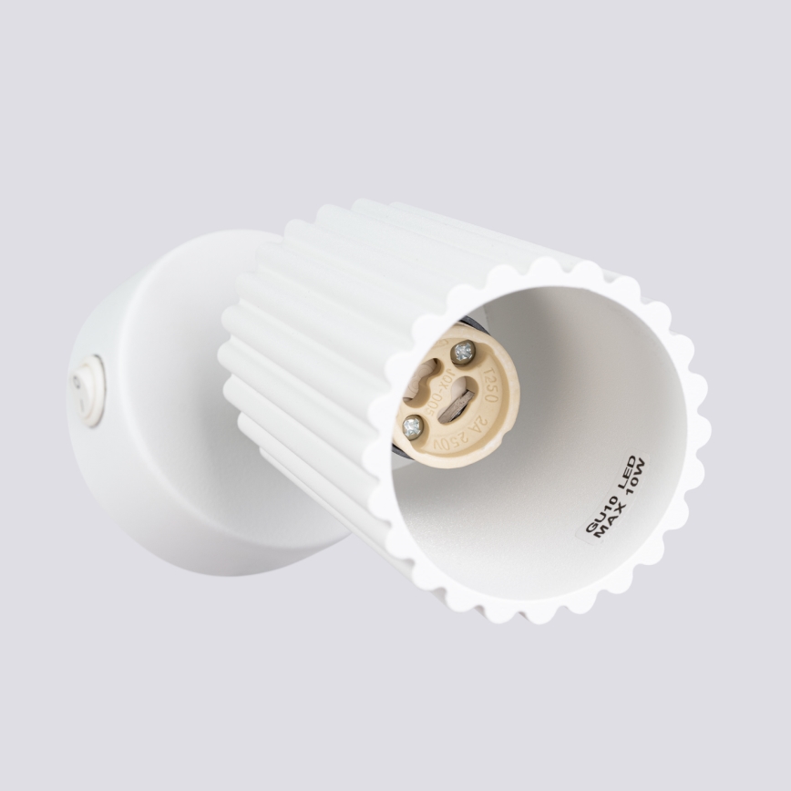 Brilagi - Väggspotlight CRESTO 1xGU10/10W/230V vit