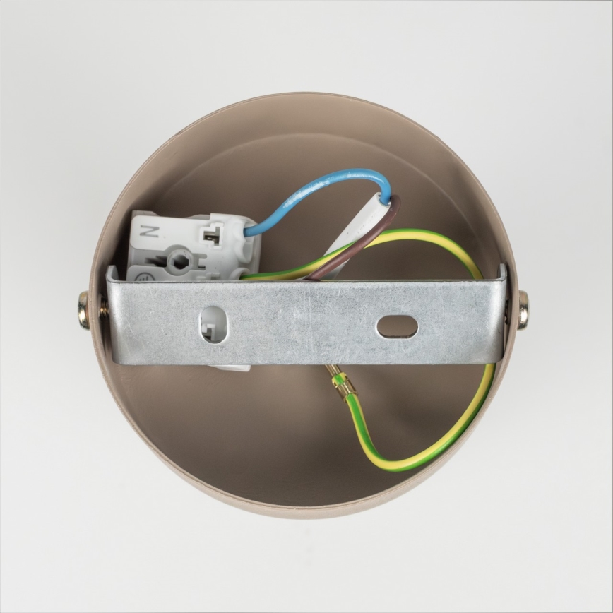 Brilagi - Väggspotlight POKER 1xGU10/25W/230V beige/guld