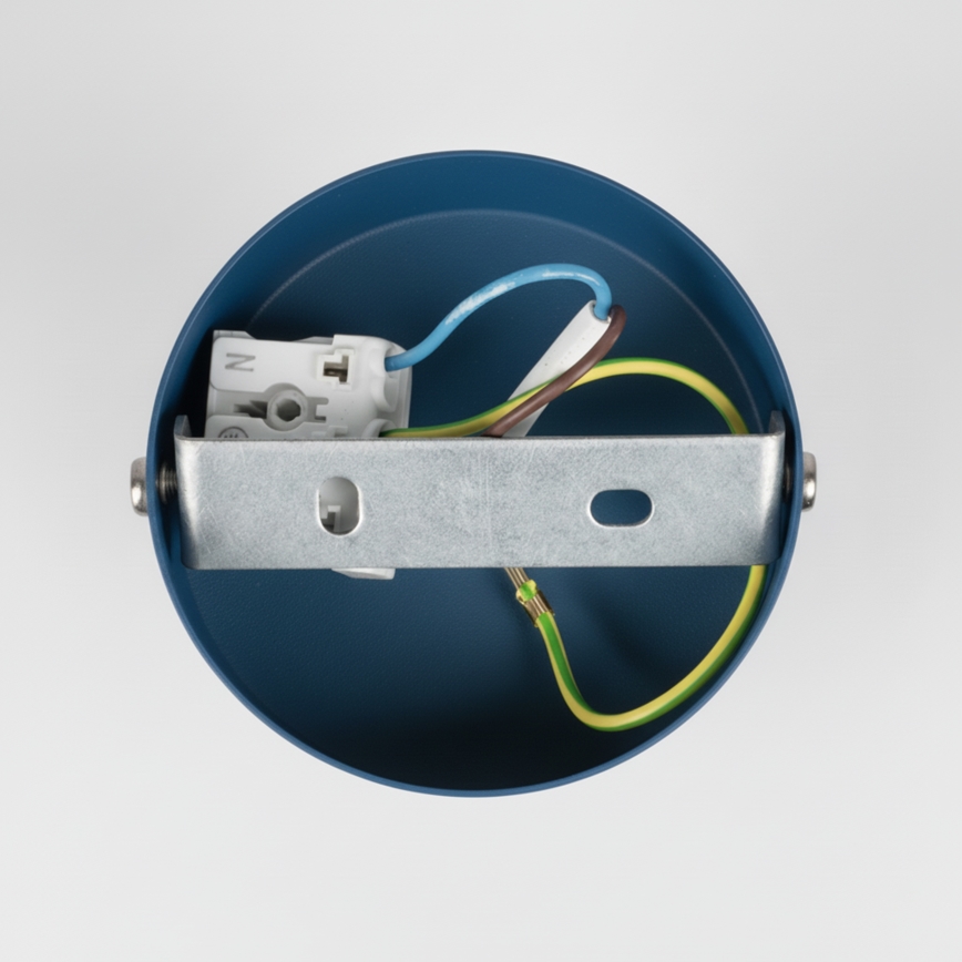 Brilagi - Väggspotlight POKER 1xGU10/25W/230V blå/guld