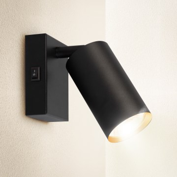 Brilagi - Väggspotlight SELE 1xGU10/30W/230V svart/guld