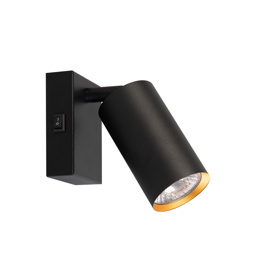 Brilagi - Väggspotlight SELE 1xGU10/30W/230V svart/guld