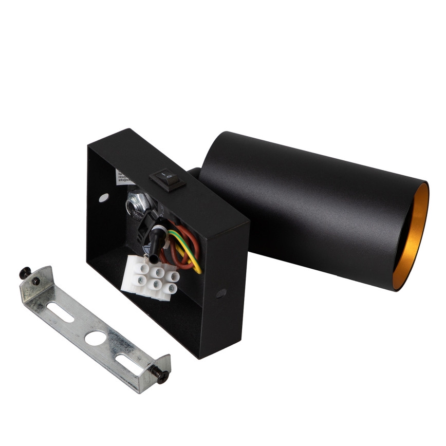 Brilagi - Väggspotlight SELE 1xGU10/30W/230V svart/guld