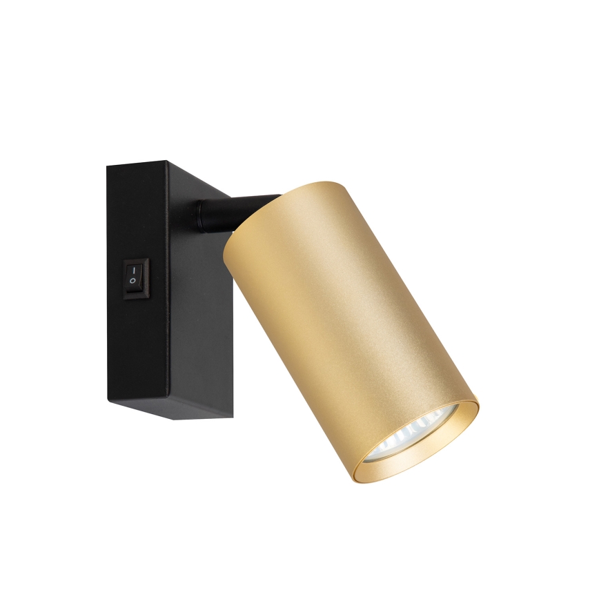 Brilagi - Väggspotlight SELE 1xGU10/30W/230V svart/guld