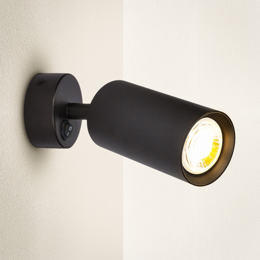 Brilagi - Väggspotlight SELE 1xGU10/30W/230V svart