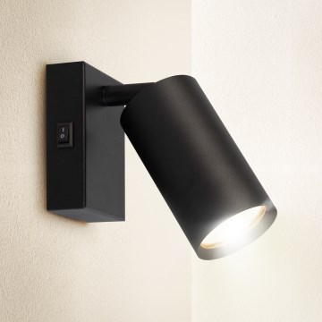 Brilagi - Väggspotlight SELE 1xGU10/30W/230V svart