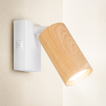 Brilagi - Väggspotlight SELE 1xGU10/30W/230V vit/ekdekor