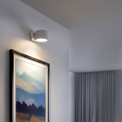 Brilagi - Väggspotlight STRIPY 1xGX53/15W/230V vit