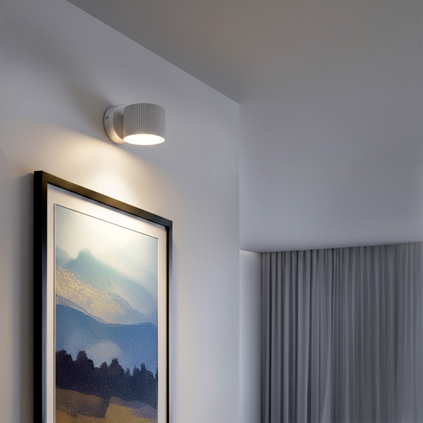 Brilagi - Väggspotlight STRIPY 1xGX53/15W/230V vit