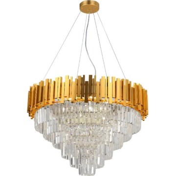 Brilagi - Vajerupphängd taklampa PLAZA 11xE14/40W/230V