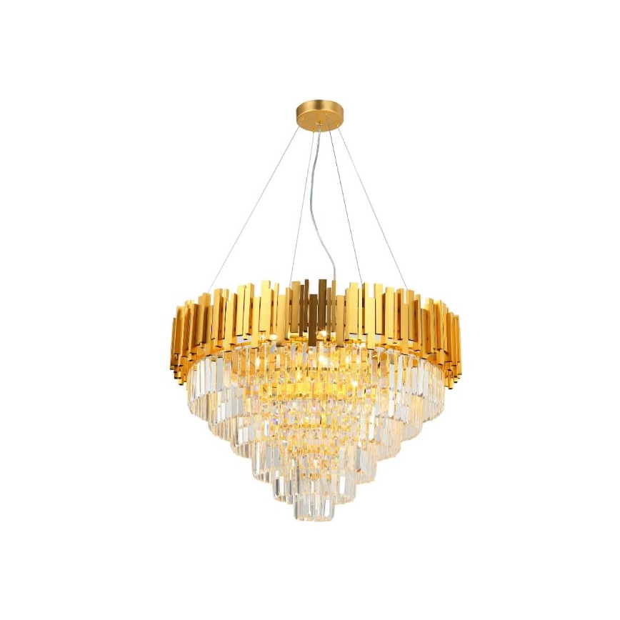 Brilagi - Vajerupphängd taklampa PLAZA 11xE14/40W/230V