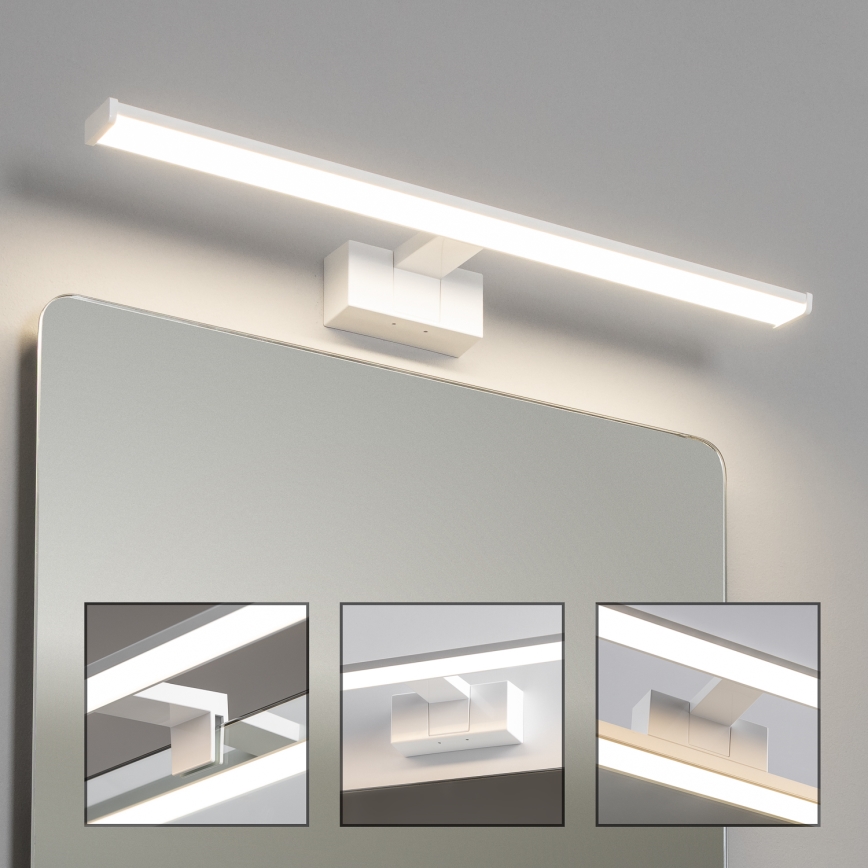 Brilagi - VESTRA 3-i-1 LED-badrumsspegelbelysning, 12 W, 230 V, 60 cm, IP44, vit