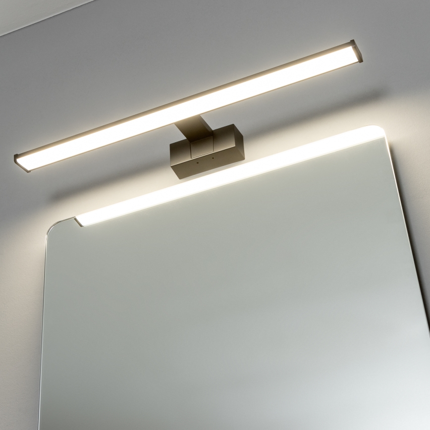 Brilagi - 3-i-1 LED-belysning för badrumsspegel VESTRA LED/12W/230V 60 cm IP44 svart