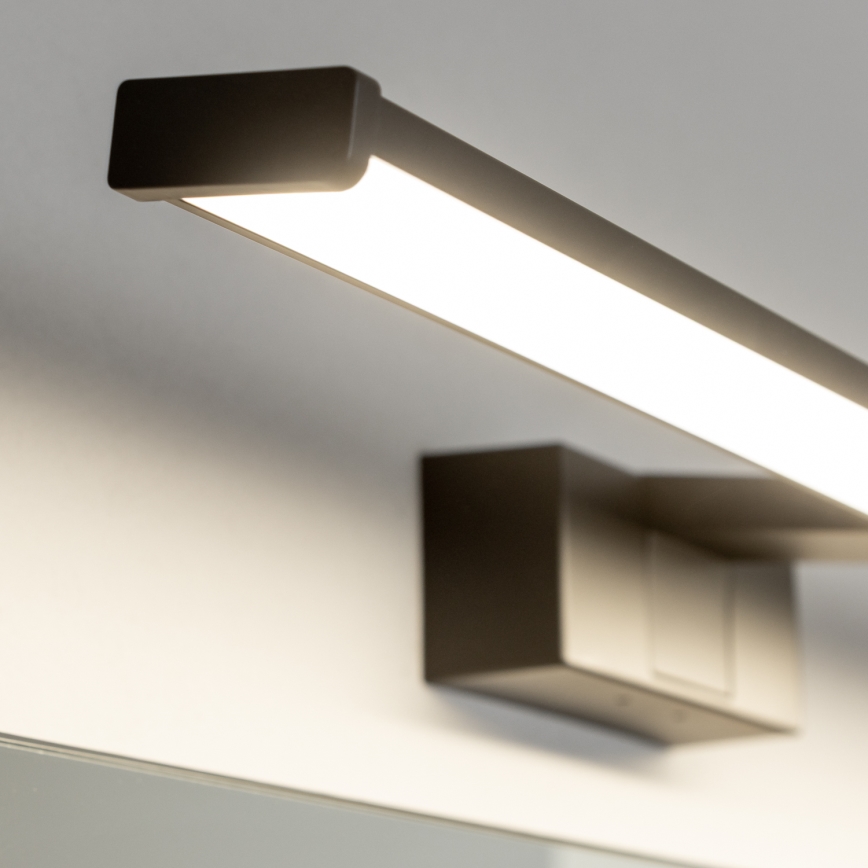 Brilagi - 3-i-1 LED-belysning för badrumsspegel VESTRA LED/12W/230V 60 cm IP44 svart