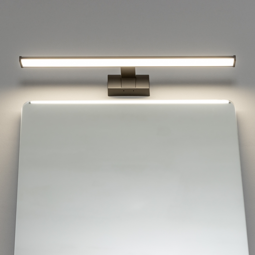 Brilagi - 3-i-1 LED-belysning för badrumsspegel VESTRA LED/12W/230V 60 cm IP44 svart