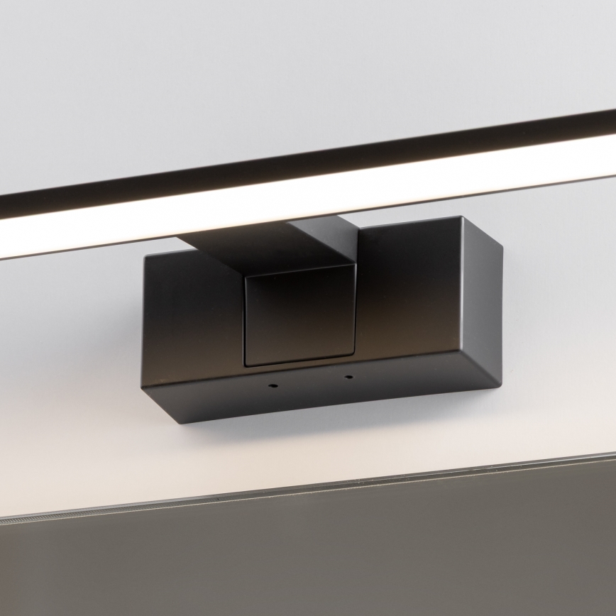 Brilagi - 3-i-1 LED-belysning för badrumsspegel VESTRA LED/12W/230V 60 cm IP44 svart