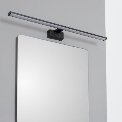 Brilagi - LED-spegelbelysning för badrum 3-i-1 VESTRA LED/15W/230V 80 cm IP44 svart