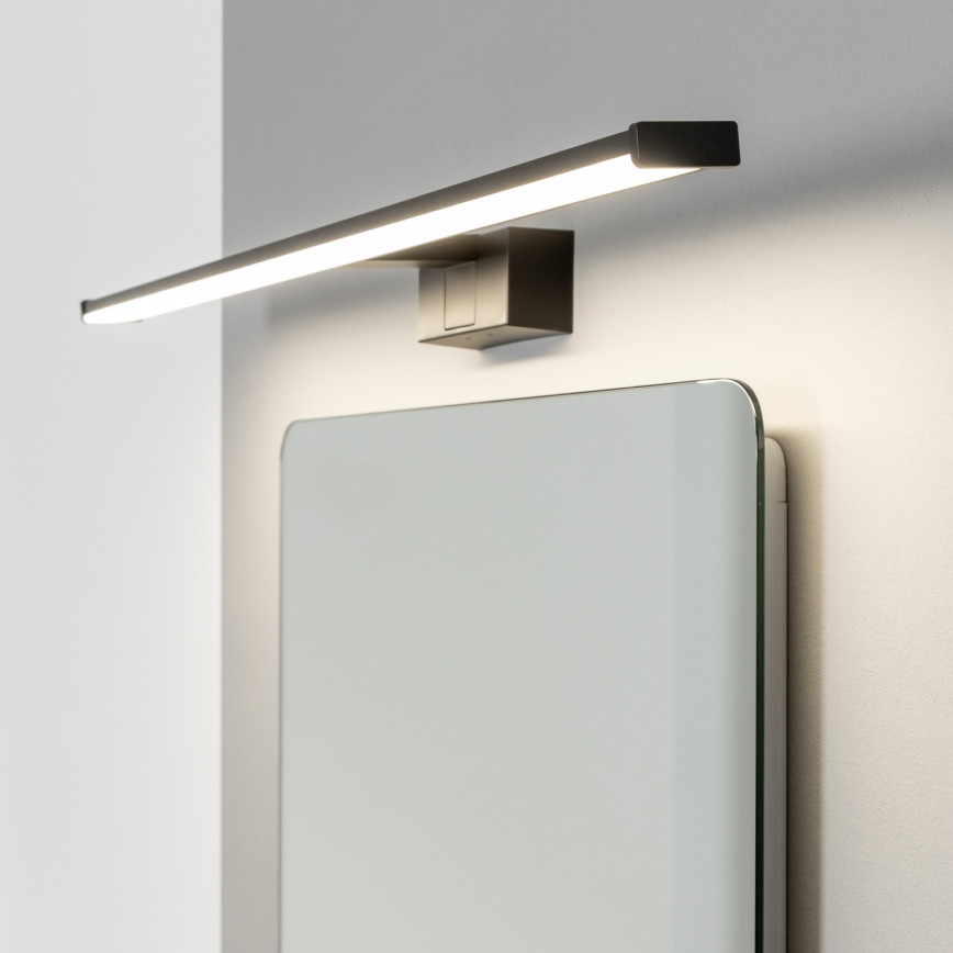 Brilagi - LED-spegelbelysning för badrum 3-i-1 VESTRA LED/15W/230V 80 cm IP44 svart
