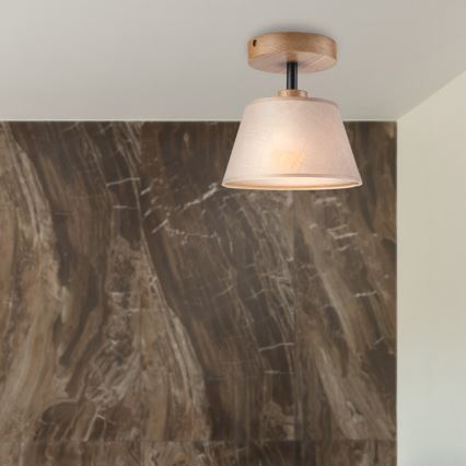 Brilagi - Ytmonterad ljuskrona ANTHONY 1xE14/60W/230V ek/beige
