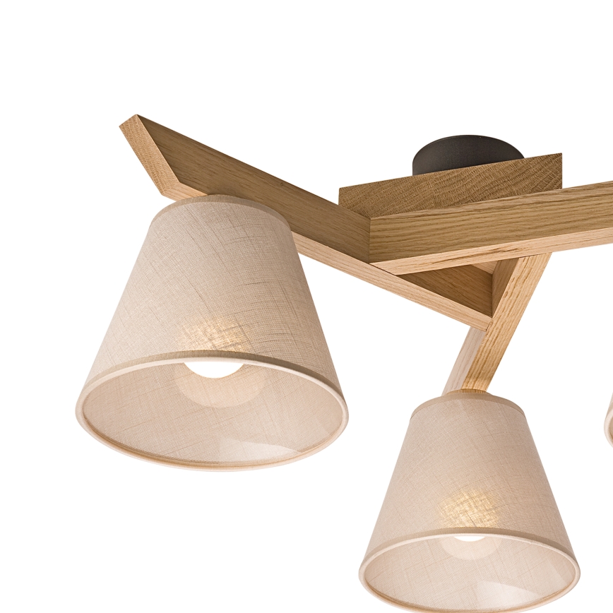 Brilagi - Ytmonterad ljuskrona ANTHONY 3xE14/40W/230V ek/beige