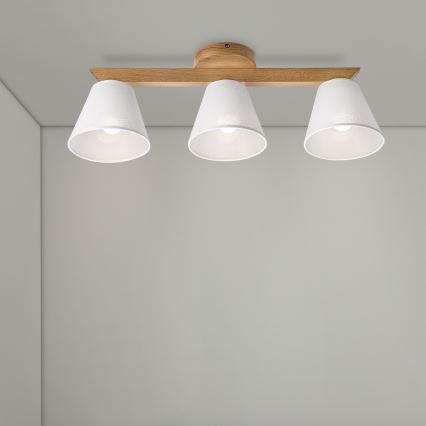 Brilagi - Ytmonterad ljuskrona ANTHONY 3xE14/40W/230V ek/vit