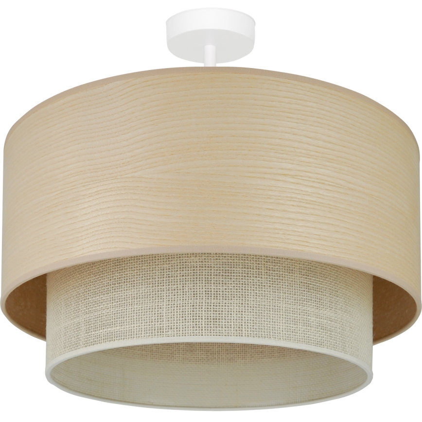 Brilagi - Ytmonterad ljuskrona ARIZONA BOHO 1xE27/15W/230V diameter 45 cm grädde/beige