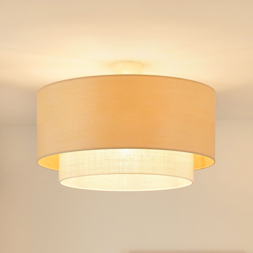 Brilagi - Ytmonterad ljuskrona ARIZONA BOHO 1xE27/15W/230V diameter 60 cm beige