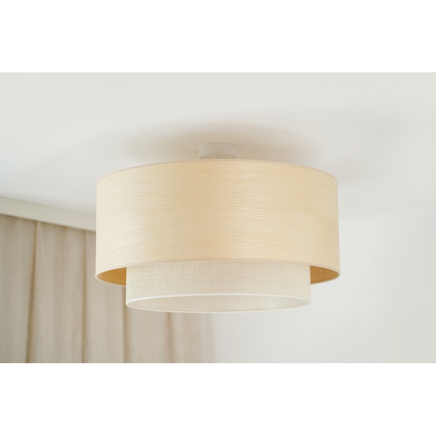 Brilagi - Ytmonterad ljuskrona ARIZONA BOHO 1xE27/15W/230V diameter 60 cm beige