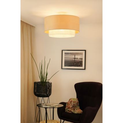 Brilagi - Ytmonterad ljuskrona ARIZONA BOHO 1xE27/15W/230V diameter 60 cm beige